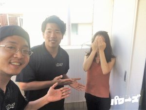 お客様との写真