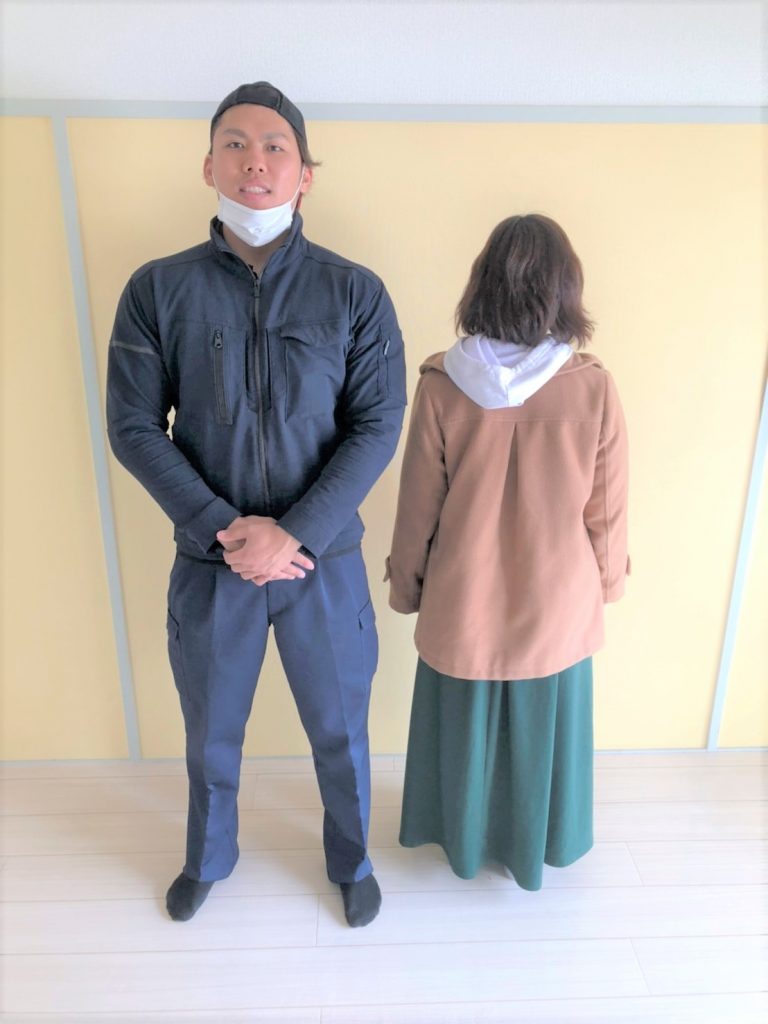 お客様との写真