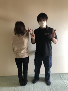 お客様との写真